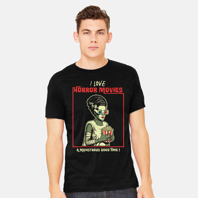 Love Horror Movies-Mens-Heavyweight-Tee-P1yu5h