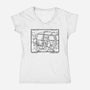 Scoobbie Goods-Womens-V-Neck-Tee-estudiofitas