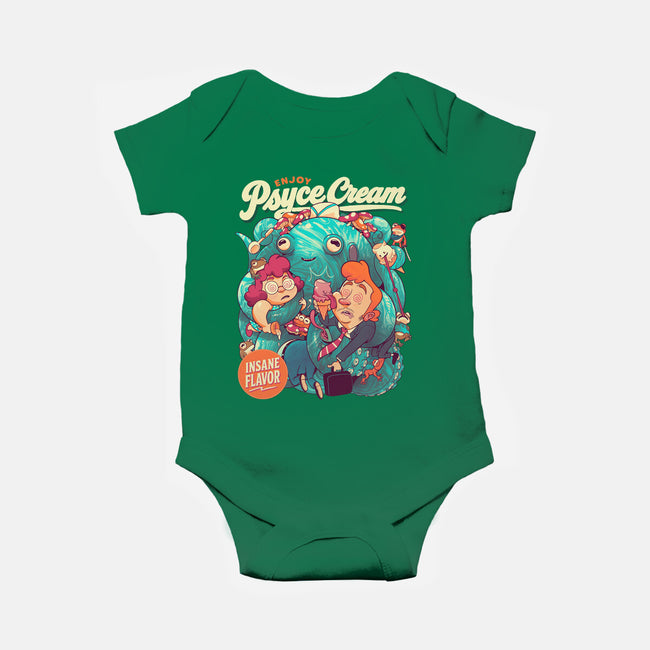 Psyce Cream-Baby-Basic-Onesie-Bruno Mota