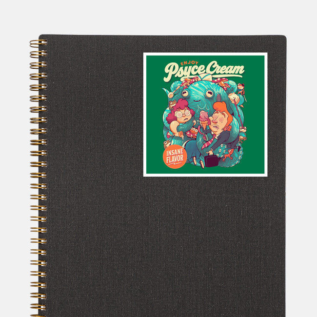Psyce Cream-None-Glossy-Sticker-Bruno Mota