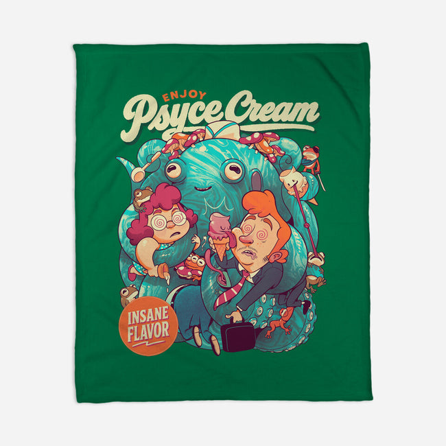 Psyce Cream-None-Fleece-Blanket-Bruno Mota