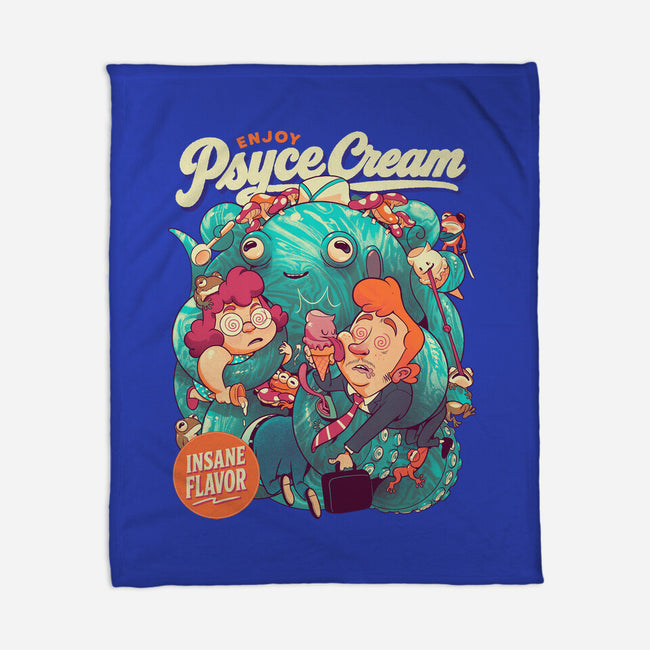 Psyce Cream-None-Fleece-Blanket-Bruno Mota