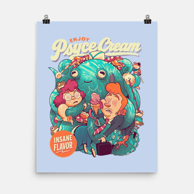 Psyce Cream-None-Matte-Poster-Bruno Mota