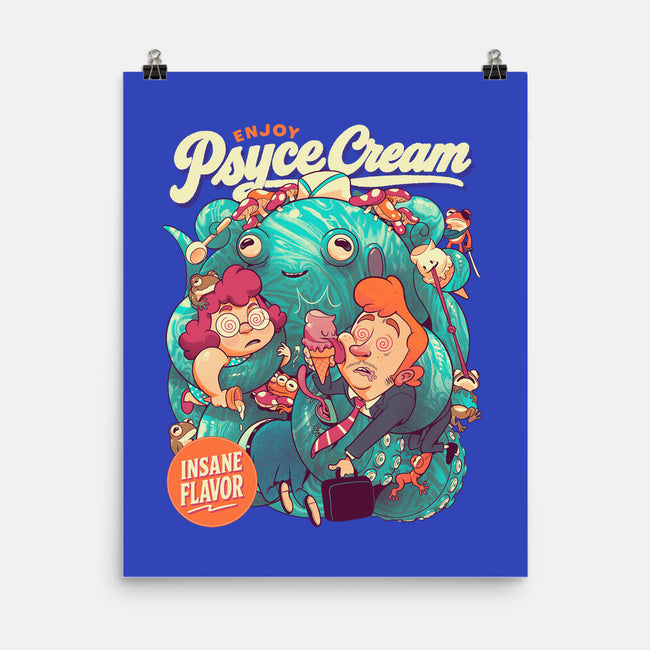Psyce Cream-None-Matte-Poster-Bruno Mota