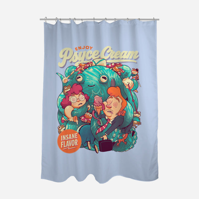 Psyce Cream-None-Polyester-Shower Curtain-Bruno Mota
