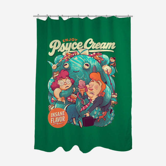 Psyce Cream-None-Polyester-Shower Curtain-Bruno Mota
