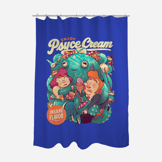 Psyce Cream-None-Polyester-Shower Curtain-Bruno Mota