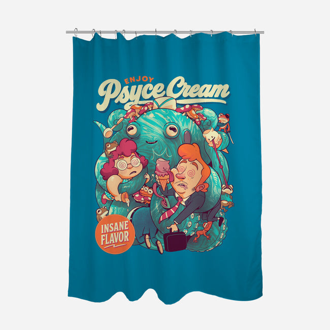 Psyce Cream-None-Polyester-Shower Curtain-Bruno Mota