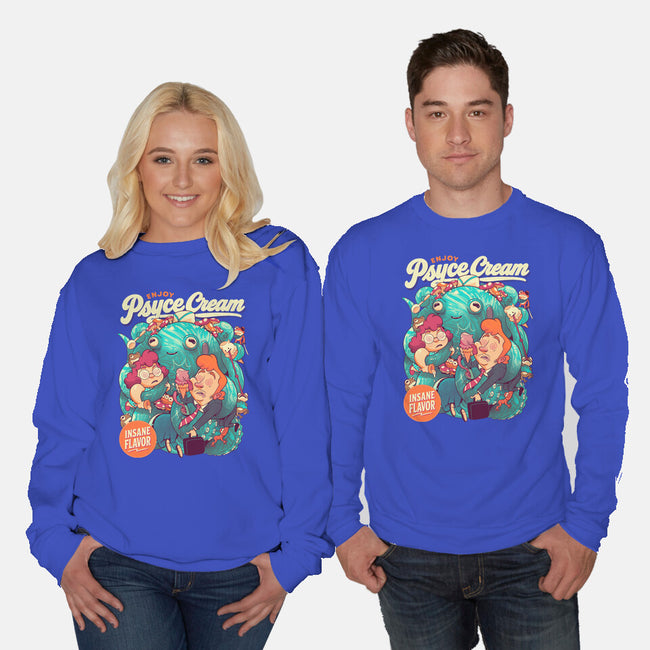 Psyce Cream-Unisex-Crew Neck-Sweatshirt-Bruno Mota