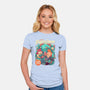 Psyce Cream-Womens-Fitted-Tee-Bruno Mota