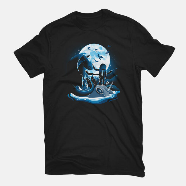 Dragon Friendship-Womens-Fitted-Tee-Vallina84