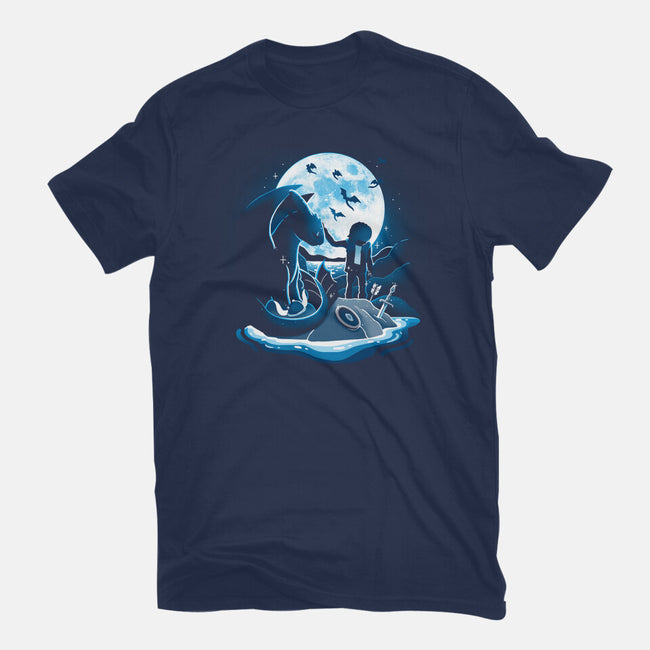 Dragon Friendship-Womens-Fitted-Tee-Vallina84