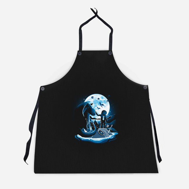 Dragon Friendship-Unisex-Kitchen-Apron-Vallina84