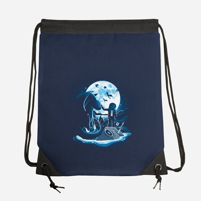 Dragon Friendship-None-Drawstring-Bag-Vallina84