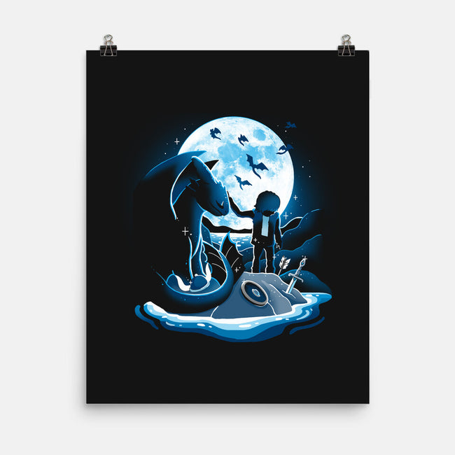 Dragon Friendship-None-Matte-Poster-Vallina84