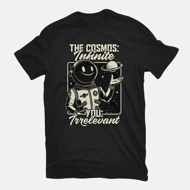 Irrelevant Sassy Astronaut-Mens-Basic-Tee-Studio Mootant