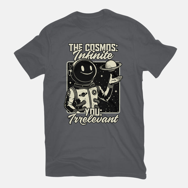 Irrelevant Sassy Astronaut-Mens-Basic-Tee-Studio Mootant