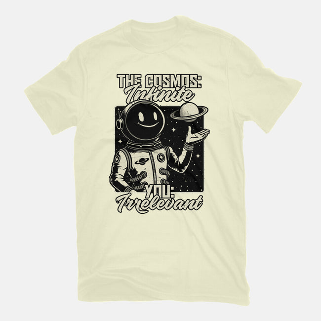 Irrelevant Sassy Astronaut-Mens-Basic-Tee-Studio Mootant