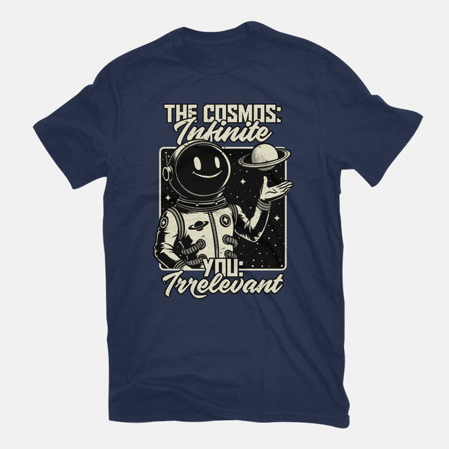 Irrelevant Sassy Astronaut-Womens-Basic-Tee-Studio Mootant