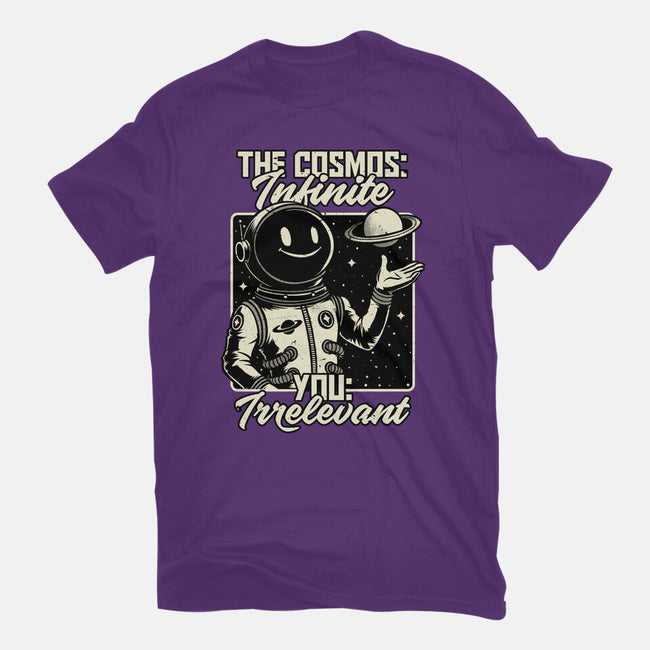Irrelevant Sassy Astronaut-Womens-Basic-Tee-Studio Mootant