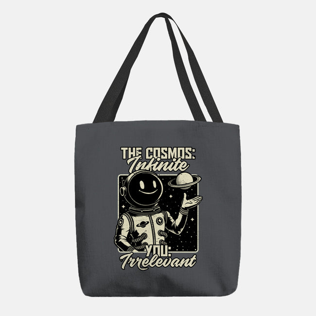 Irrelevant Sassy Astronaut-None-Basic Tote-Bag-Studio Mootant