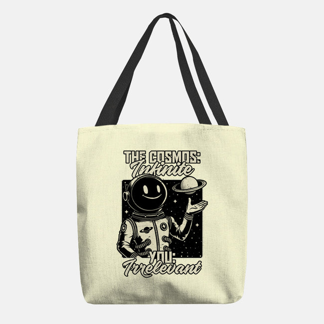 Irrelevant Sassy Astronaut-None-Basic Tote-Bag-Studio Mootant