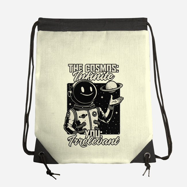 Irrelevant Sassy Astronaut-None-Drawstring-Bag-Studio Mootant