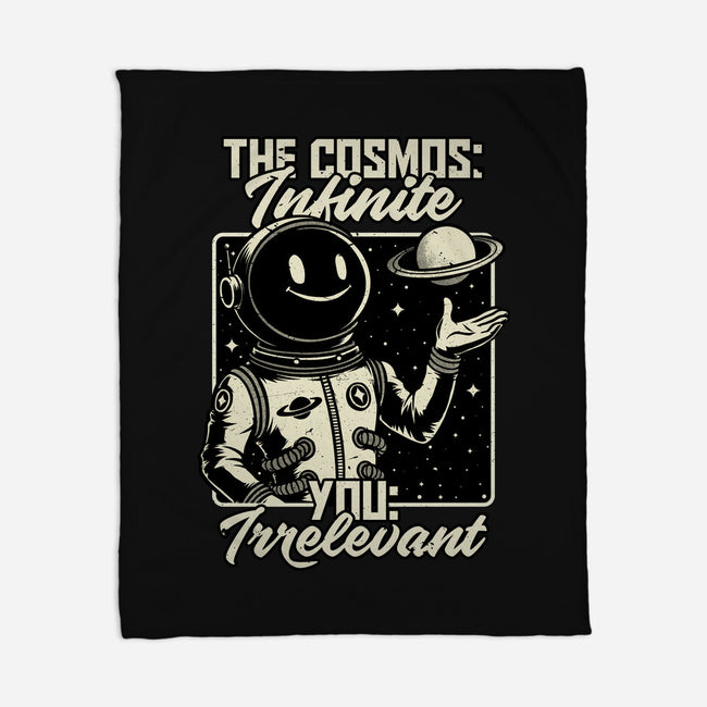 Irrelevant Sassy Astronaut-None-Fleece-Blanket-Studio Mootant