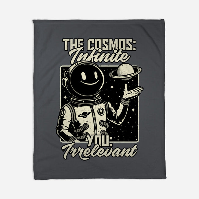Irrelevant Sassy Astronaut-None-Fleece-Blanket-Studio Mootant