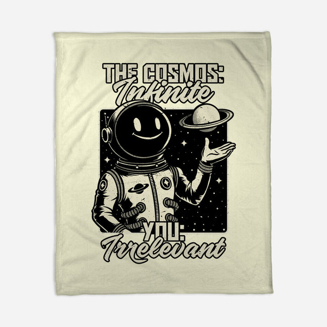 Irrelevant Sassy Astronaut-None-Fleece-Blanket-Studio Mootant