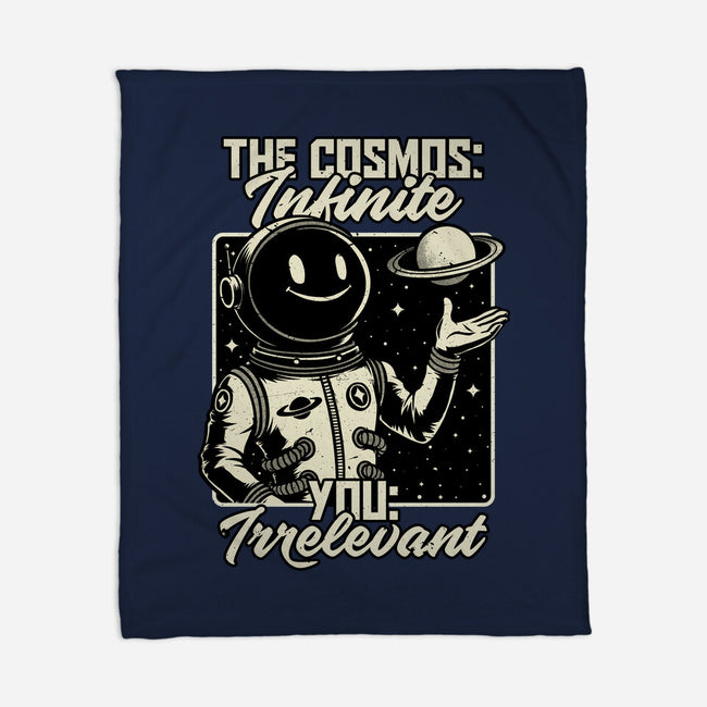 Irrelevant Sassy Astronaut-None-Fleece-Blanket-Studio Mootant