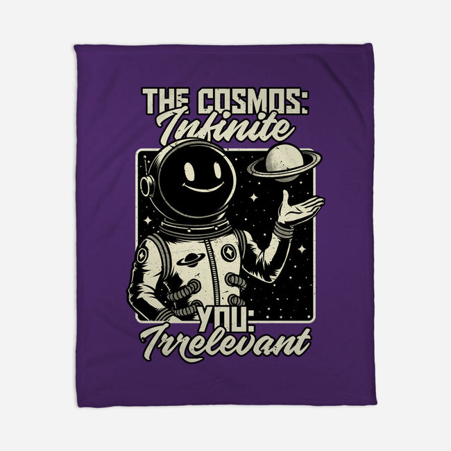 Irrelevant Sassy Astronaut-None-Fleece-Blanket-Studio Mootant
