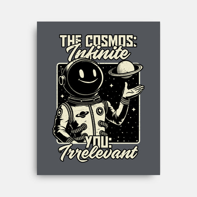 Irrelevant Sassy Astronaut-None-Stretched-Canvas-Studio Mootant