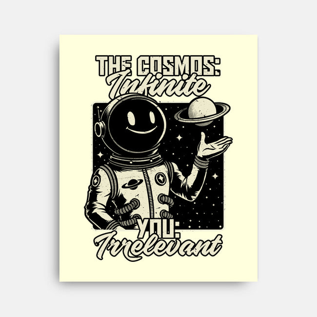 Irrelevant Sassy Astronaut-None-Stretched-Canvas-Studio Mootant
