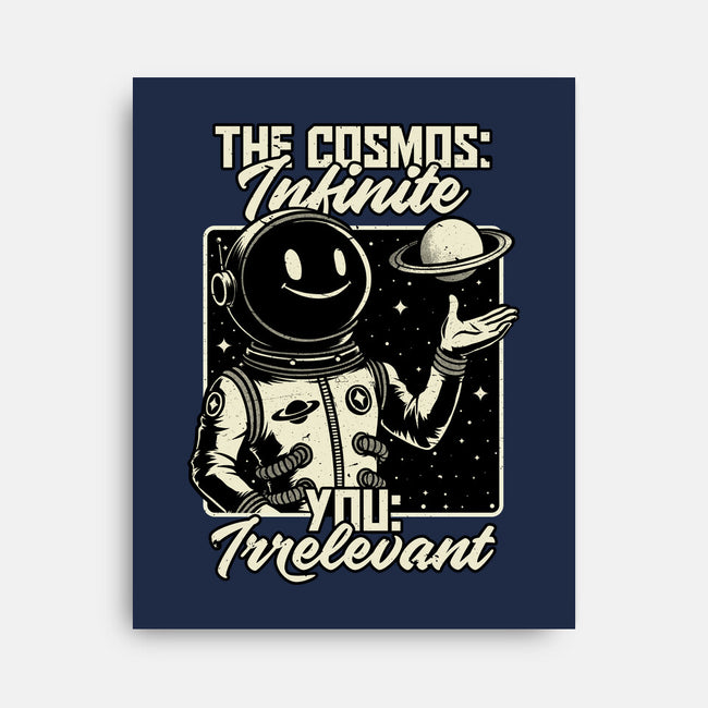 Irrelevant Sassy Astronaut-None-Stretched-Canvas-Studio Mootant