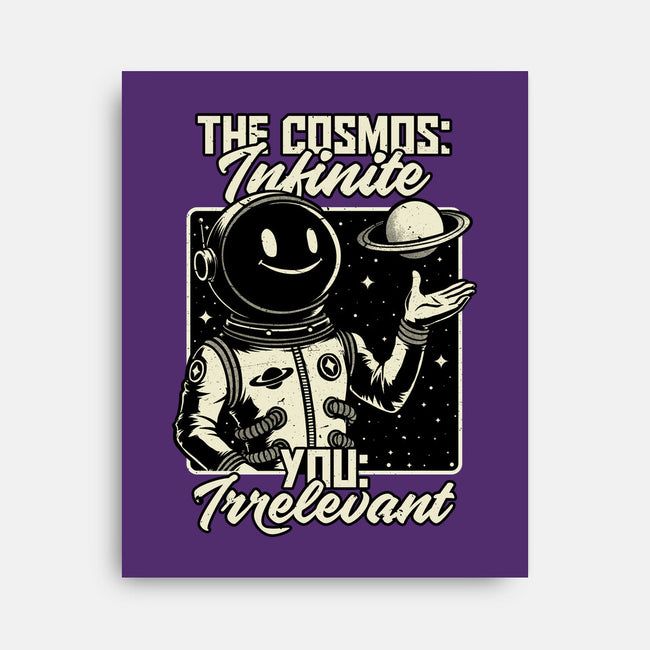 Irrelevant Sassy Astronaut-None-Stretched-Canvas-Studio Mootant