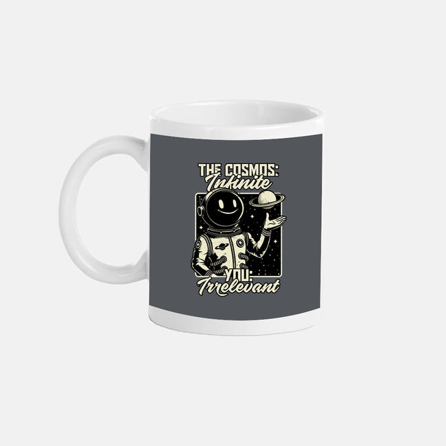 Irrelevant Sassy Astronaut-None-Mug-Drinkware-Studio Mootant