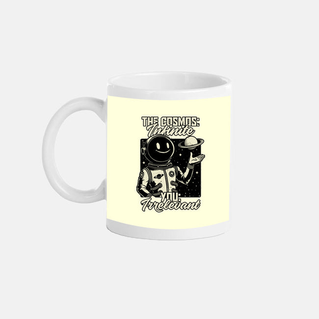 Irrelevant Sassy Astronaut-None-Mug-Drinkware-Studio Mootant