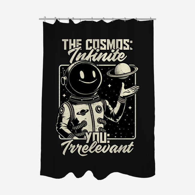 Irrelevant Sassy Astronaut-None-Polyester-Shower Curtain-Studio Mootant