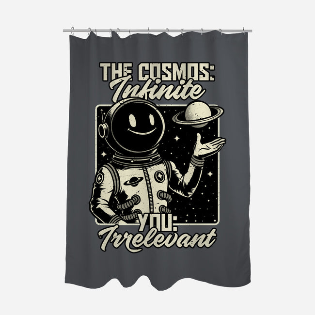Irrelevant Sassy Astronaut-None-Polyester-Shower Curtain-Studio Mootant