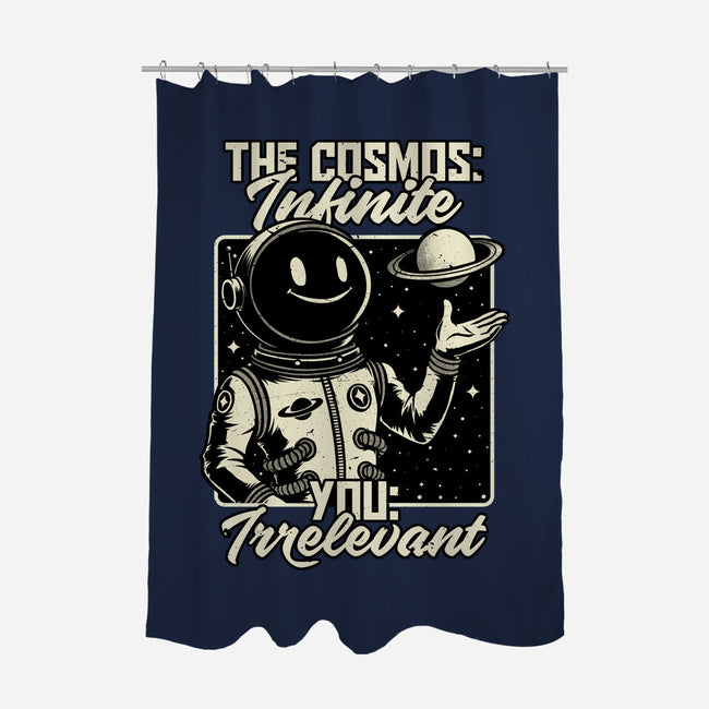 Irrelevant Sassy Astronaut-None-Polyester-Shower Curtain-Studio Mootant