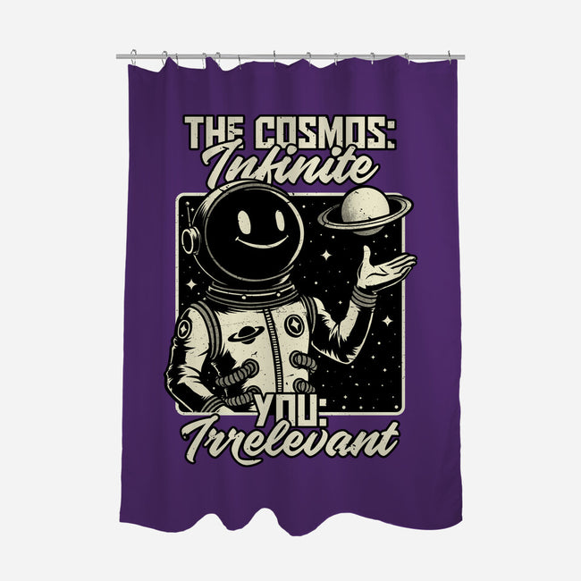 Irrelevant Sassy Astronaut-None-Polyester-Shower Curtain-Studio Mootant