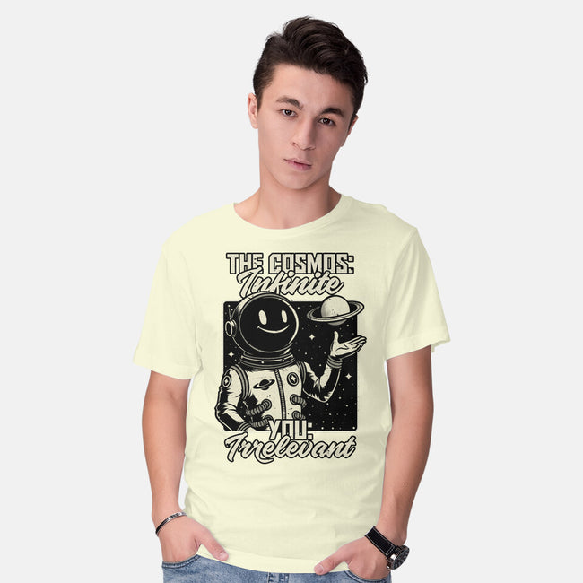 Irrelevant Sassy Astronaut-Mens-Basic-Tee-Studio Mootant