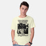 Irrelevant Sassy Astronaut-Mens-Basic-Tee-Studio Mootant