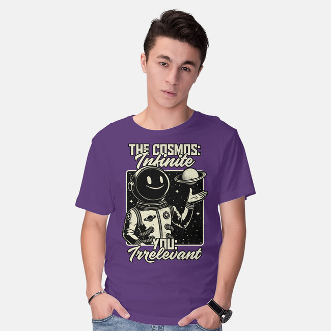 Irrelevant Sassy Astronaut-Mens-Basic-Tee-Studio Mootant