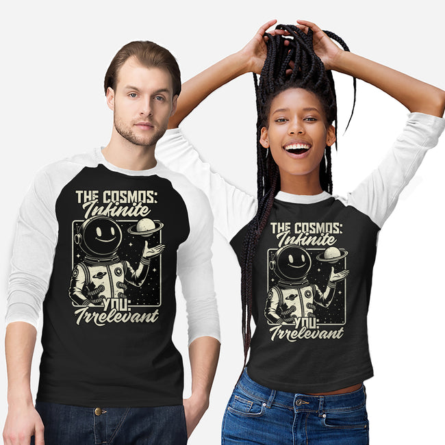 Irrelevant Sassy Astronaut-Unisex-Baseball-Tee-Studio Mootant