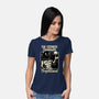 Irrelevant Sassy Astronaut-Womens-Basic-Tee-Studio Mootant