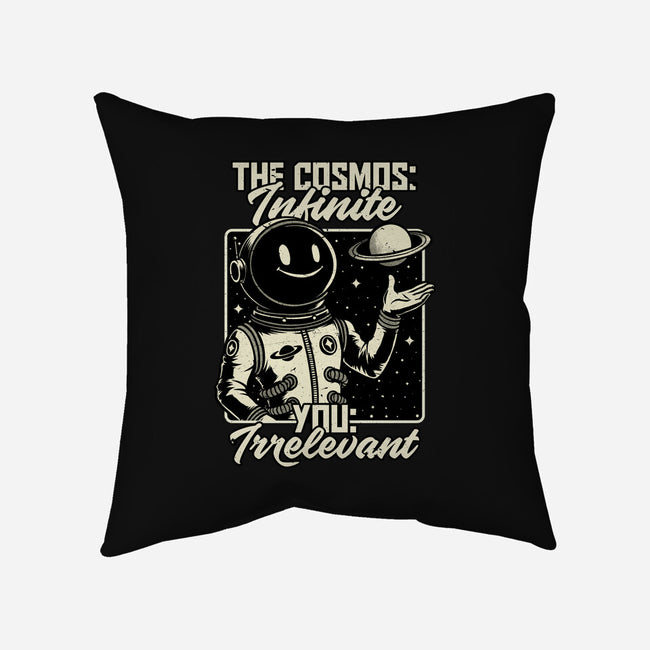 Irrelevant Sassy Astronaut-None-Removable Cover w Insert-Throw Pillow-Studio Mootant