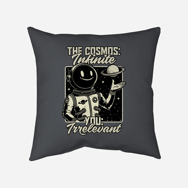 Irrelevant Sassy Astronaut-None-Removable Cover w Insert-Throw Pillow-Studio Mootant