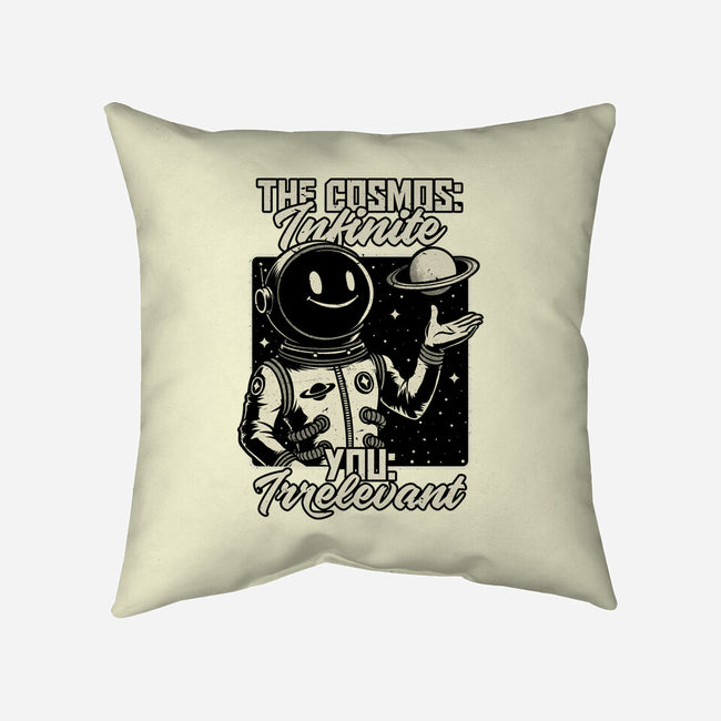 Irrelevant Sassy Astronaut-None-Removable Cover w Insert-Throw Pillow-Studio Mootant